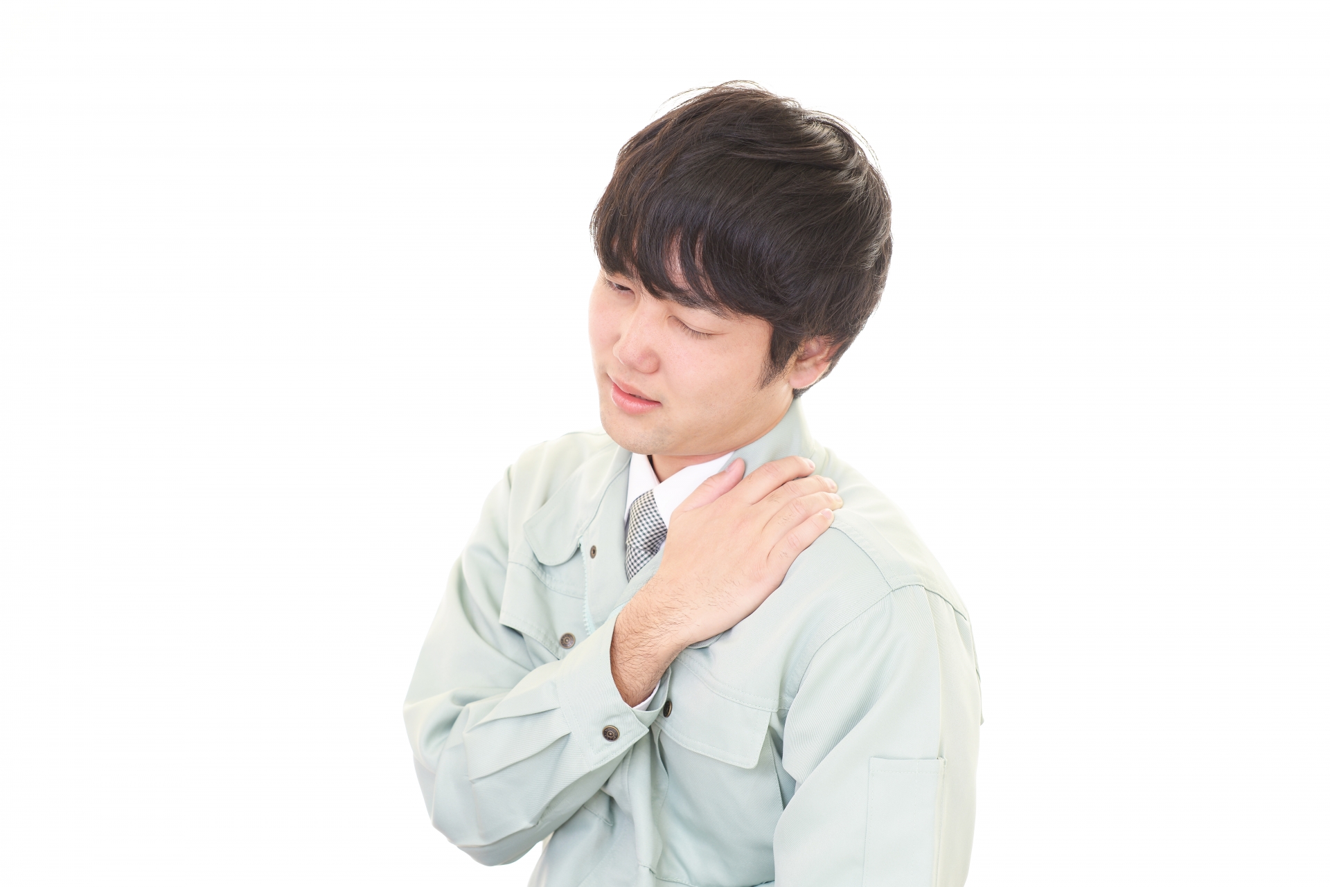 肩が痛い男性